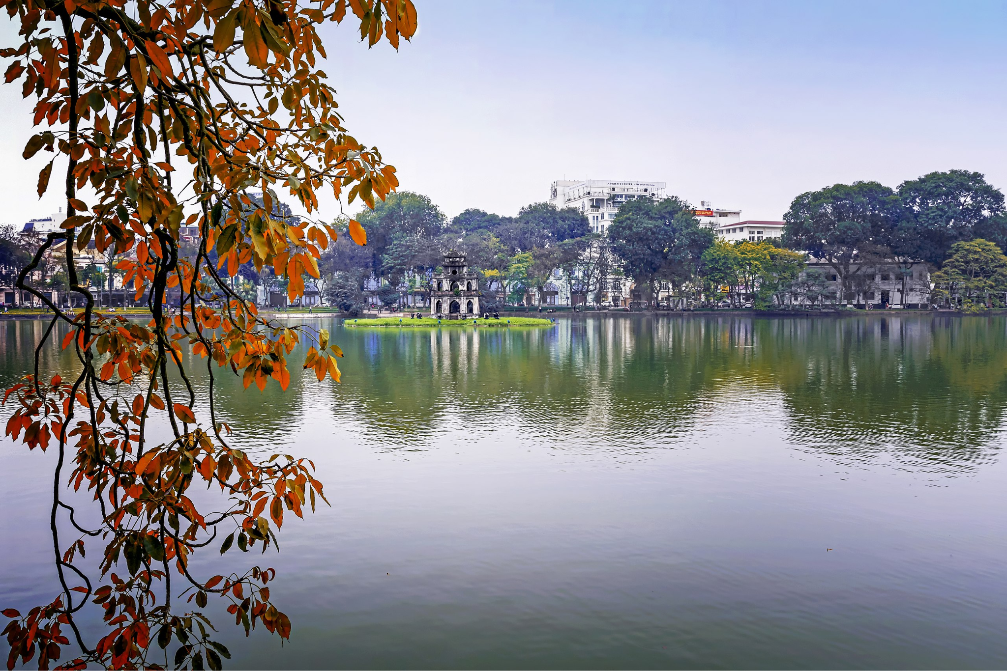 Hoan Kiem Lake is the heart of Hanoi